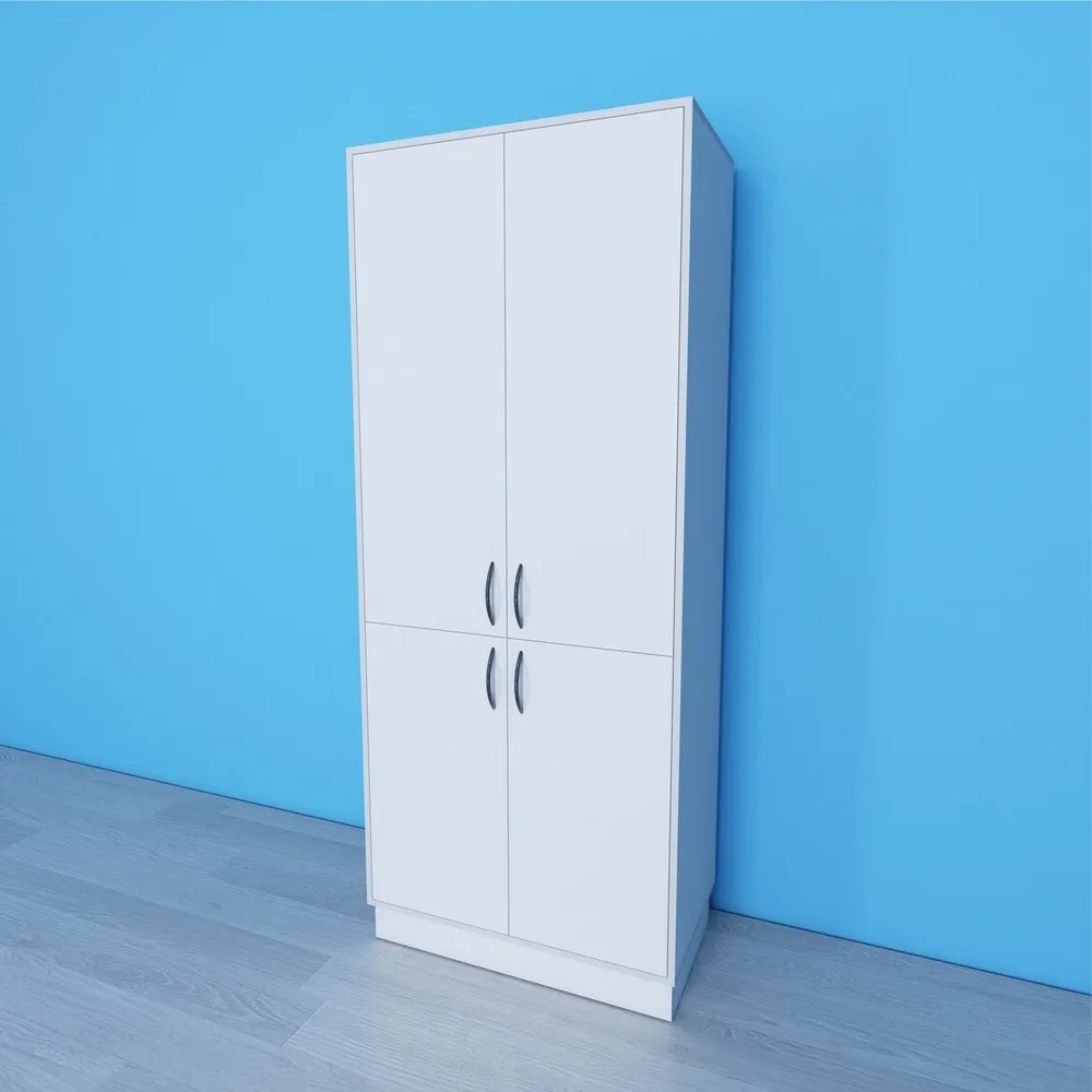 Шкаф офисный для документов Мн-80 Белый 80х44х195, 80x44x195, фото 4