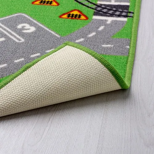 Ковер детский IKEA. Коврик для детской комнаты, зеленый, 75x133 см. ИКЕА STORABO СТОРАБУ., 75x133 см, фото 4
