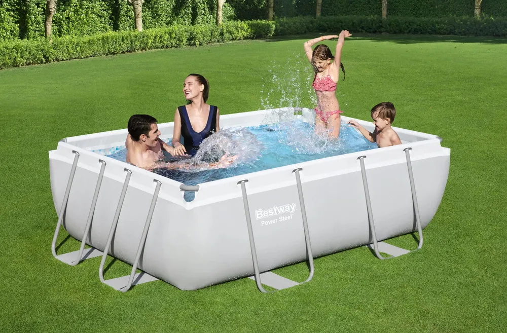 Бассейн Bestway 56629 Rectangular Power Steel, 282х196х84см, 282x196x84 см, фото 3