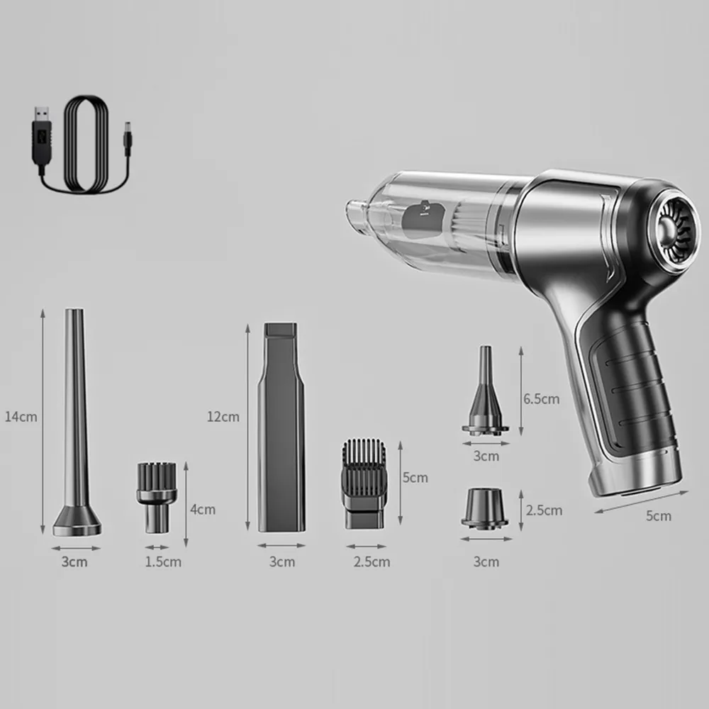портативный пылесос для автомобиля,Двухвалентный, бесщеточный вариант  #7