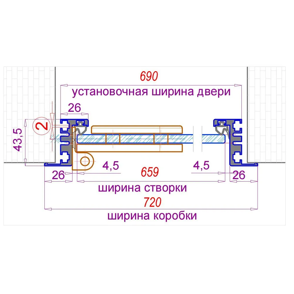 Дверь для хамам и сауны Gratec Estri Black Premium, чёрные короб и фурнитура, бронза прозрачное закаленное стекло 8 мм, правое открывание, черный, фото 4