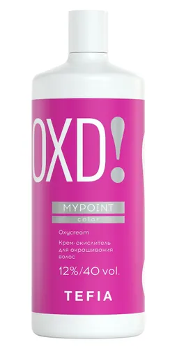 Tefia. Крем окислитель для окрашивания волос 12% (40 vol.) профессиональный Color Oxycream MYPOINT 900 мл