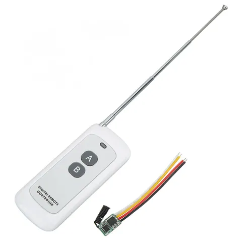 Миниатюрный дистанционный выключатель с пультом управления DC3.5V-12V для автотюнинга и модернизации