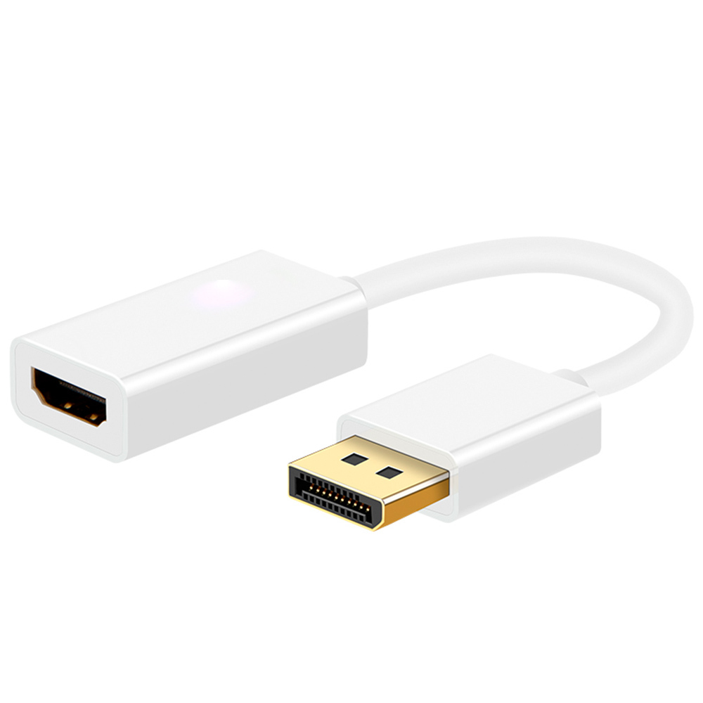 Адаптер-переходникDP(M)-HDMI(F)белый,0.18м