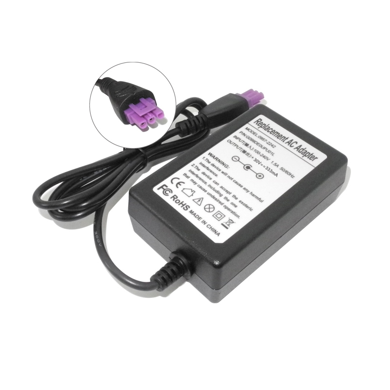 Сетевой блок питания для принтера HP 30V 0.333A (333mA), 3-pin (0957 ...