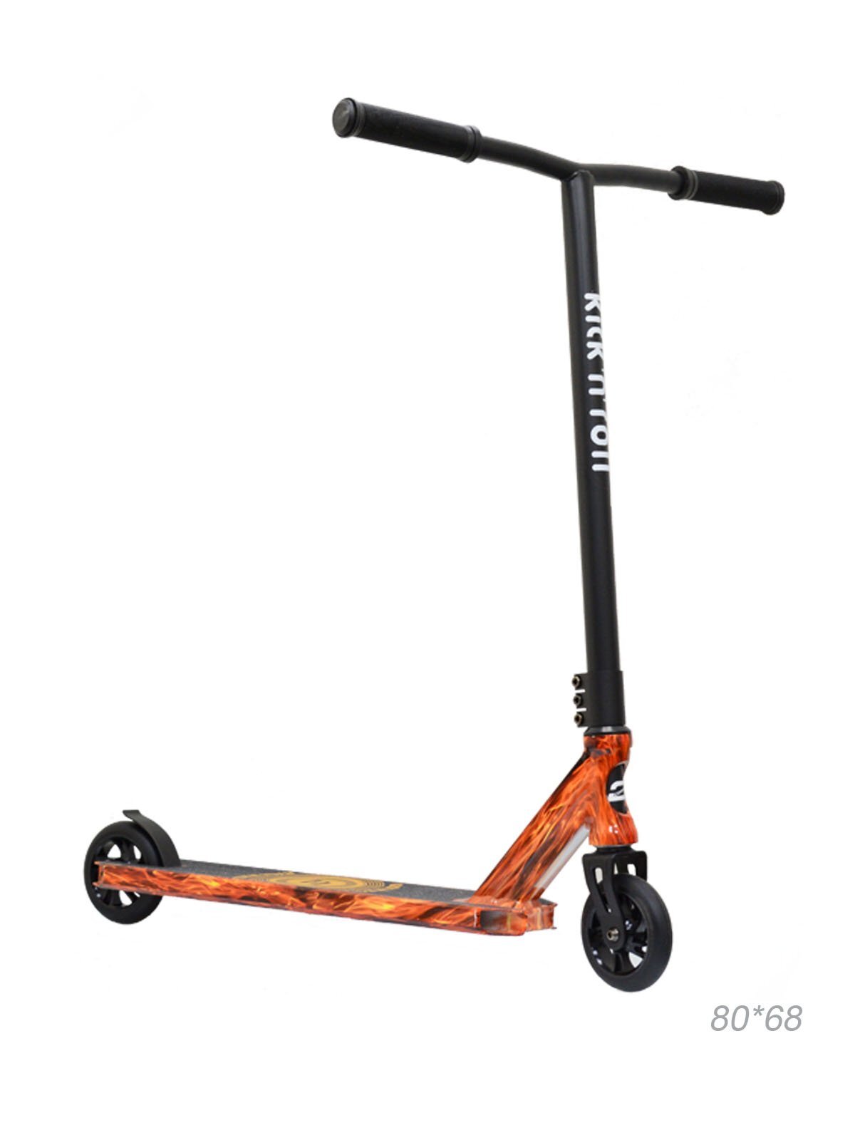 Самокат трюковой COMIRON KickNroll, S00325, 110 мм, красный