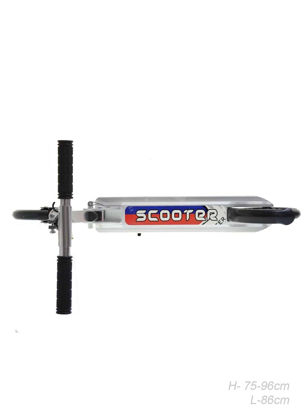Самокат городской Scooter, серебро, GT3623AS, 200мм Самокат городской Scooter, серебро, GT3623AS, 200мм