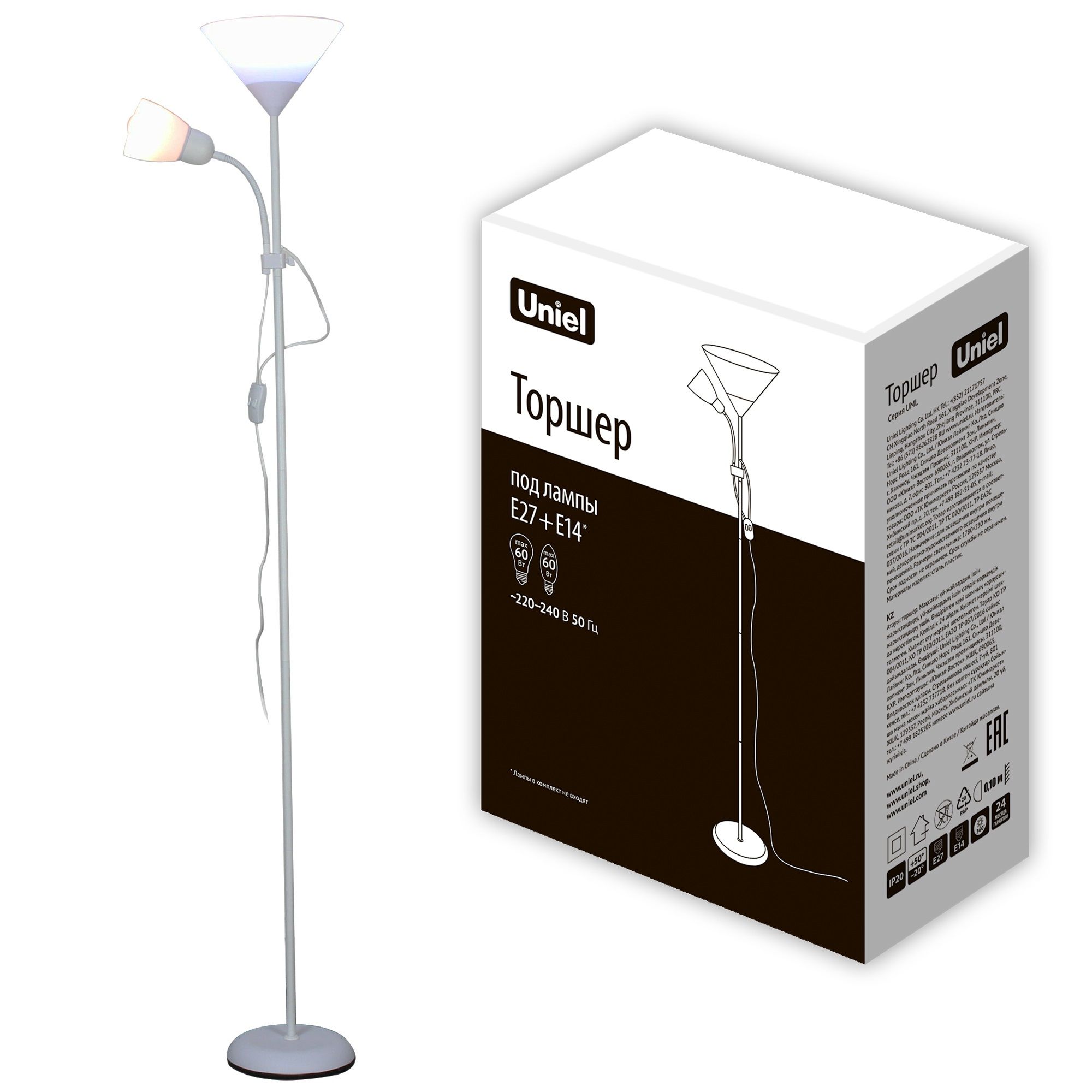 Uniel торшер напольный
