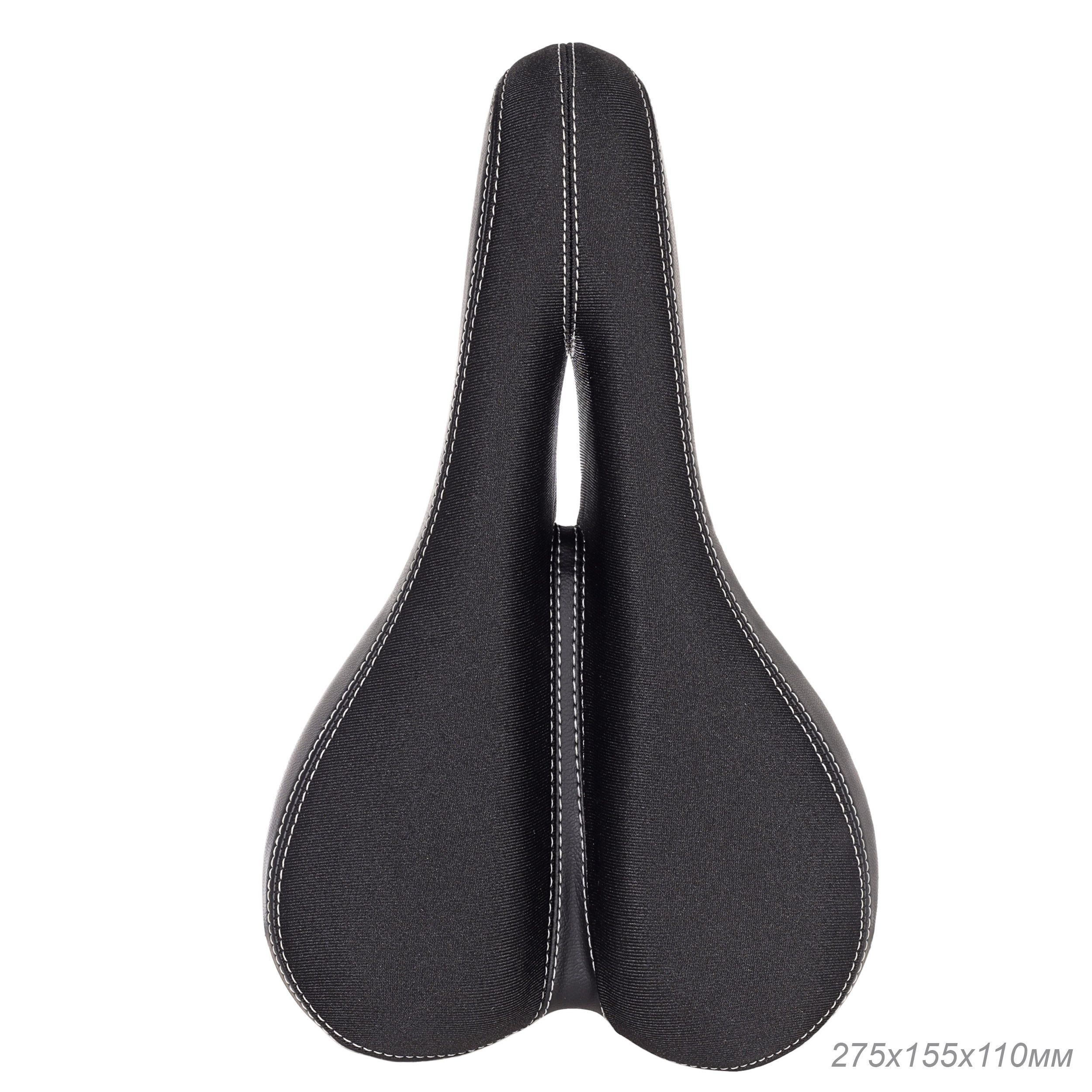 Седло велосипедное комфортное COMIRON CORSICA N30 275x155, технологии: DW, ED, Soft surface Седло велосипедное комфортное COMIRON CORSICA N30 275x155, технологии: DW, ED, Soft surface