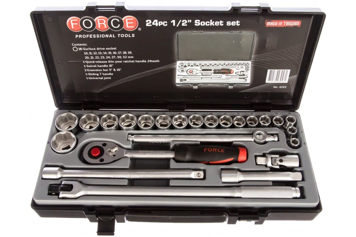 НаборголовокFORCE1/224предмета10-32mmSL4243