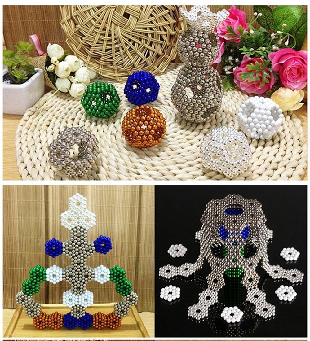 Антистресс игрушка/Неокуб Neocube куб из 1000 магнитных шариков 3 мм ...