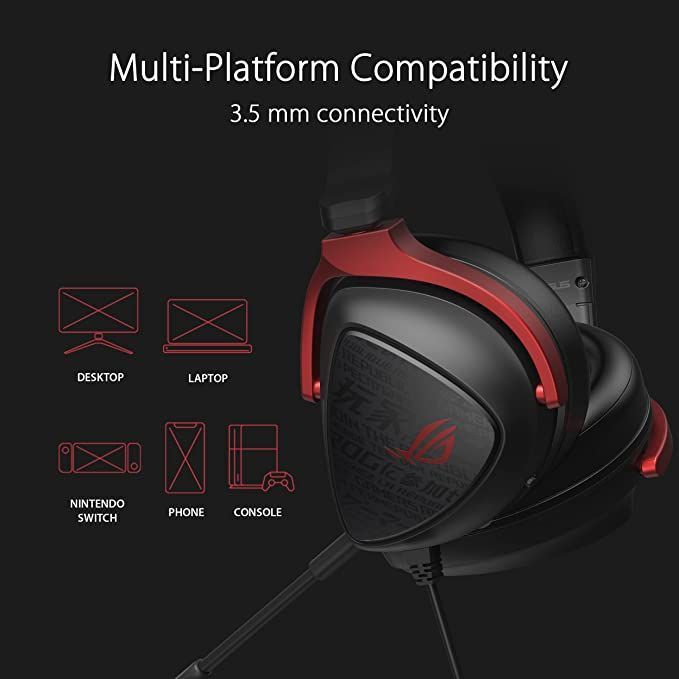 Игровые наушники Внутриканальные ASUS Наушники ROG Delta S Core Черные ...