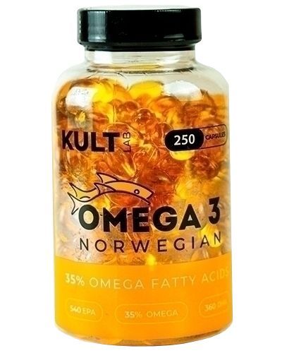 Omega 3 Norwegian, 250 капс / Рыбий жир / Kultlab Омега 3 - купить с ...