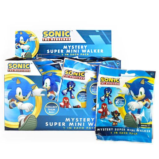 Соник набор из 10 шармов брелков в сюрприз блистере коллекционный Sonic The Hedgehog