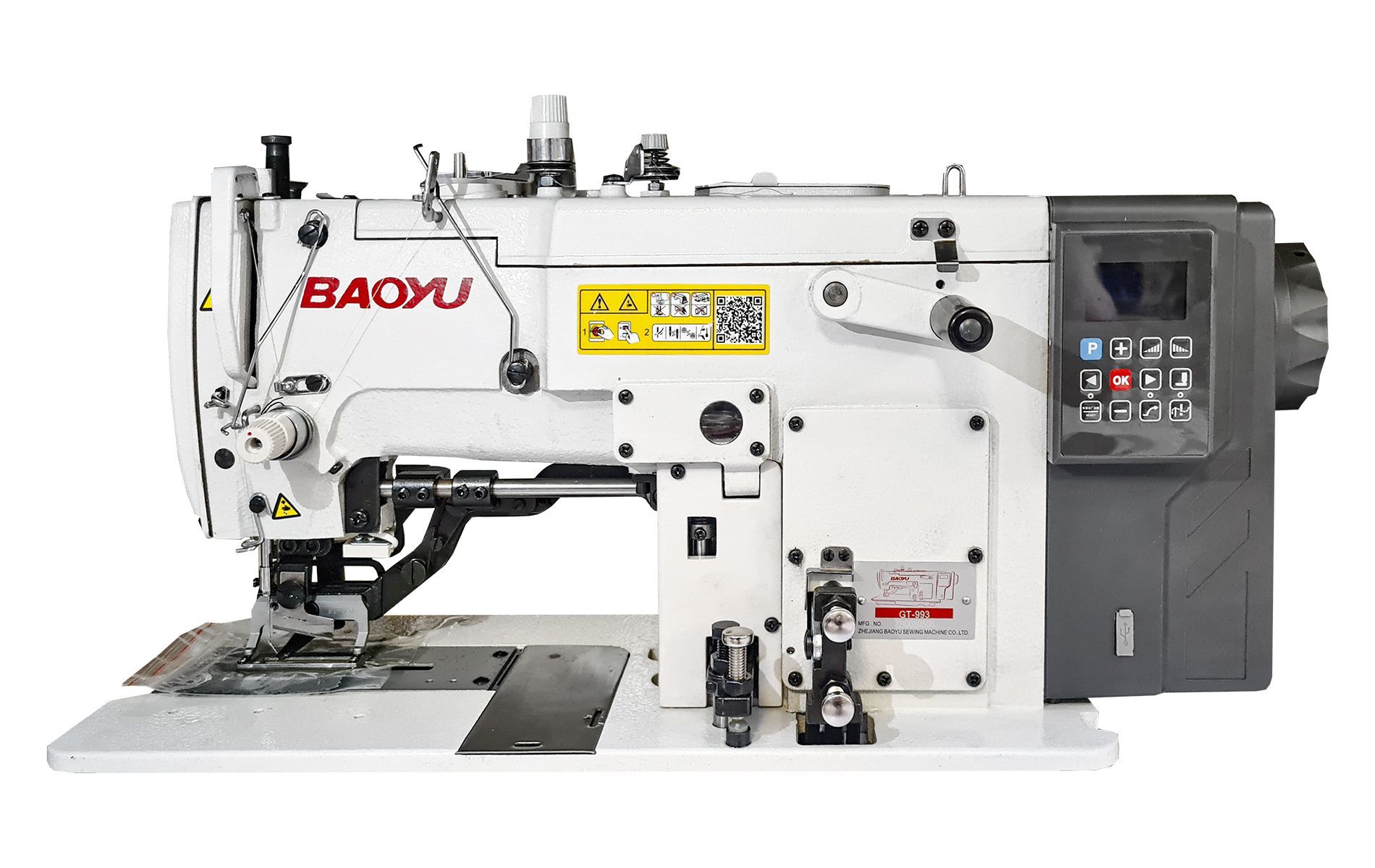 Высокоскоростная машина челночного стежка для обметывания прямых петель с в...