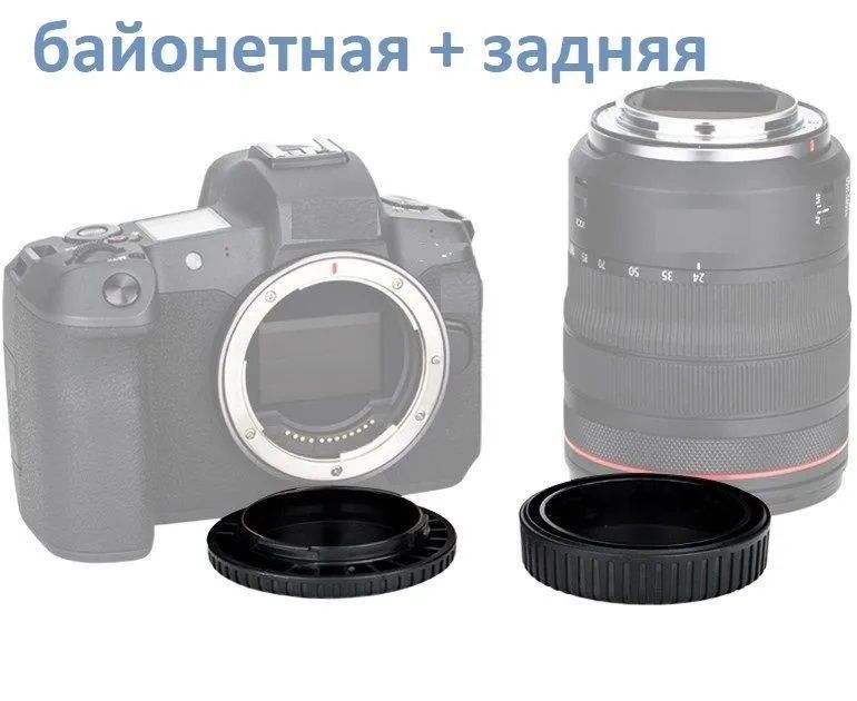 КрышкидляфотоаппаратаCanon,задняякрышкадляобъектива+заглушкадлякорпусакамеры