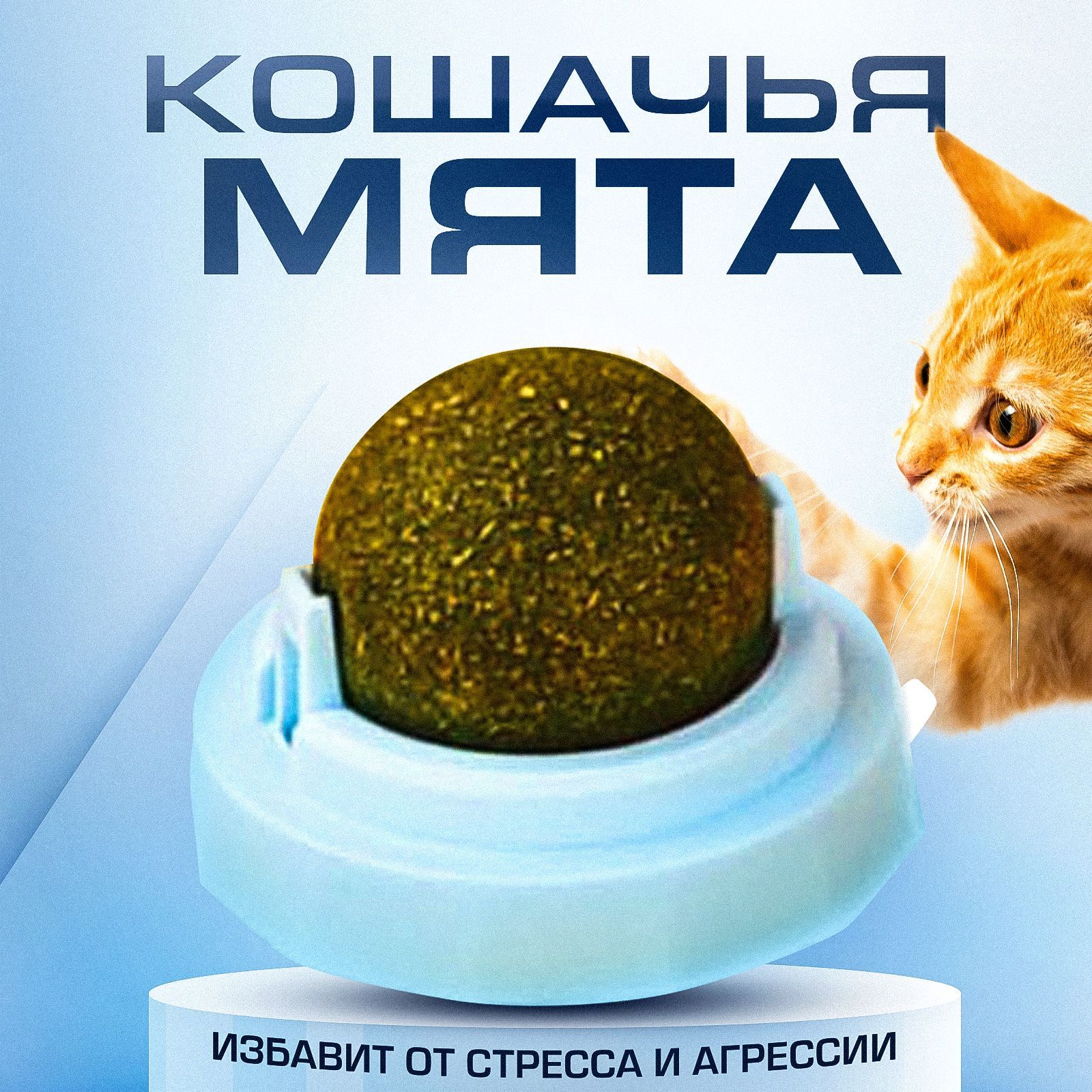 Лакомства для кошек - кошачья мята вращающийся шарик, лакомство и игрушка  для кота - купить с доставкой по выгодным ценам в интернет-магазине OZON  (1050209128)