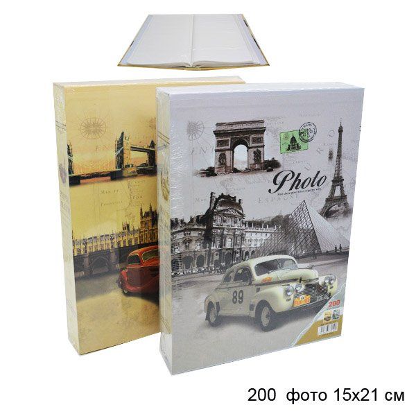 Фотоальбом на 200 фото 15 х 21 см, белый Фотоальбом на 200 фото 15 х 21 см, белый