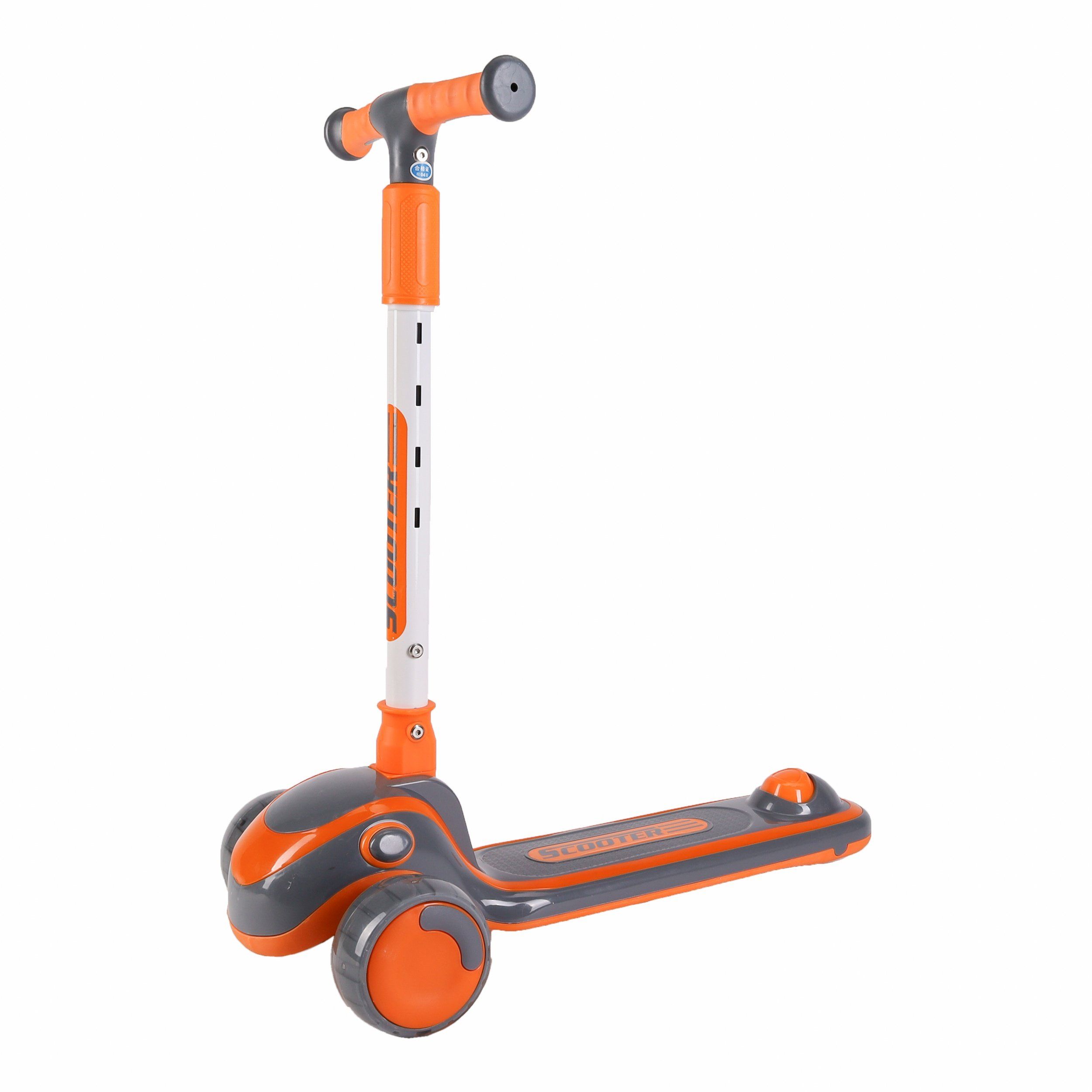 Самокат 3-х колесный SCOOTER Hyper, оранжевый Самокат 3-х колесный SCOOTER Hyper, оранжевый
