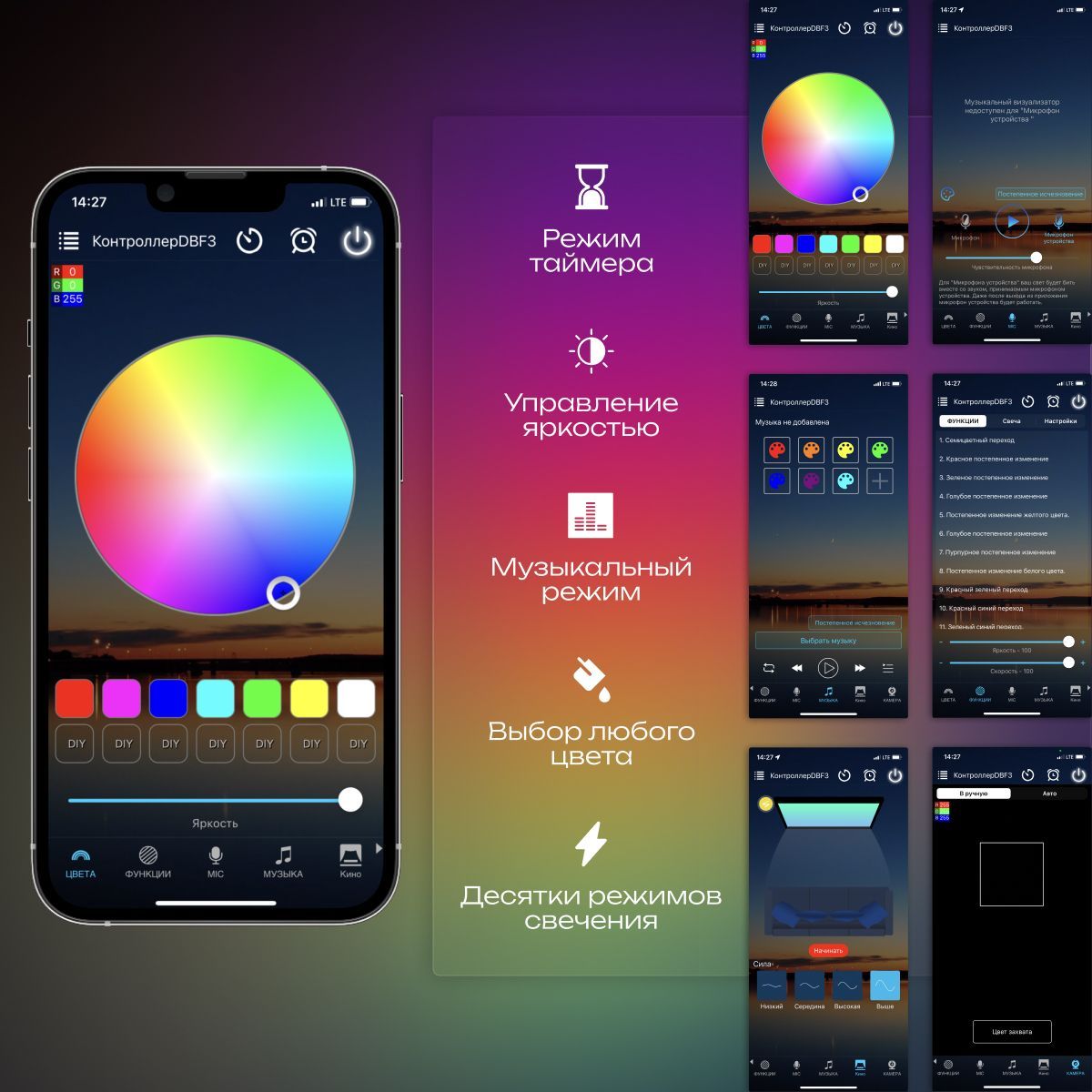 Светодиодная лента PureHome, 220В, IP60 /LedStrip - купить по выгодной ...