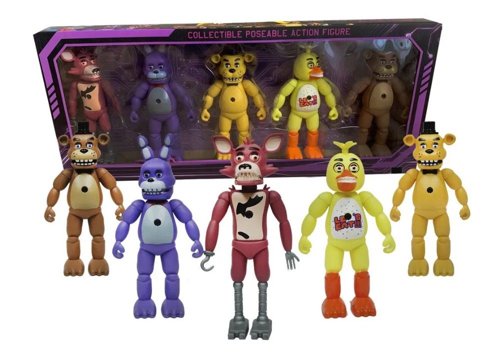 Five Nights at Freddy's フィギュア5体コンプリートセット Набор Фигурок Аниматроник 5 героев (Five Nights at Freddy's - FNAF