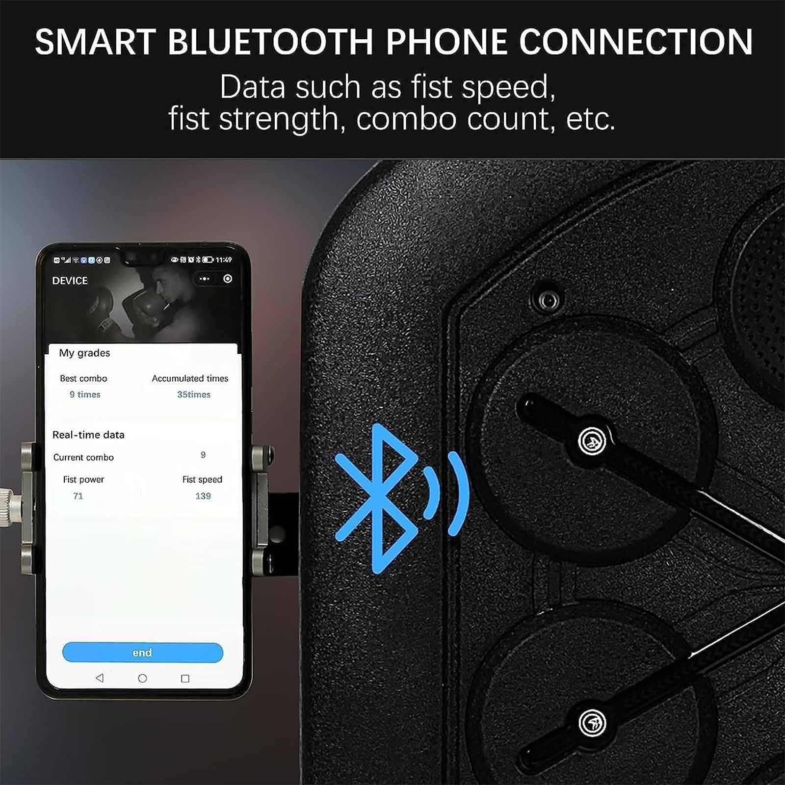 Интеллектуальная музыкальная машина для бокса Bluetooth боксерское  оборудование -hj - купить по доступной цене в интернет-магазине OZON  (1446008664)