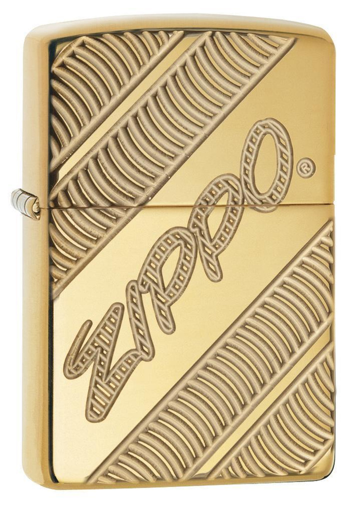 Зажигалка бензиновая ZIPPO Armor High Polish Brass #1