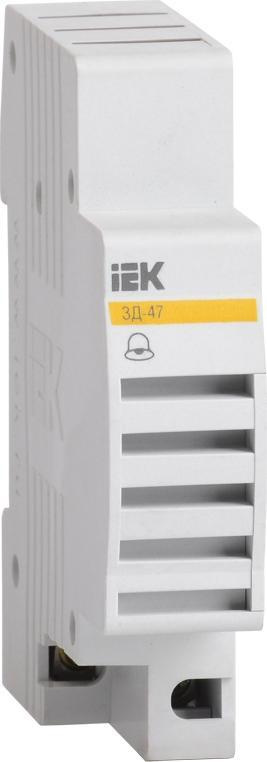 Звонок IEK ЗД-47 электрический беспроводной IP20 серый #1