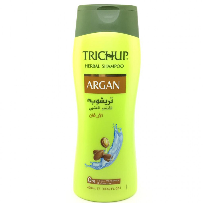 Шампунь для волос Vasu Trichup Herbal Argan на основе трав для вьющихся, тусклых и сухих волос, 400 мл #1