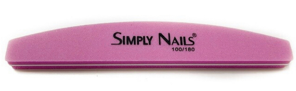 Ms Nails Пилка для ногтей 100/180 (Комплект из 10 шт.) #1