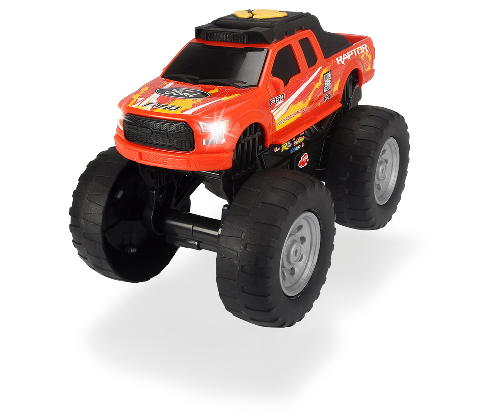 Машинка джип Ford Raptor 25,5 см красный свет звук ,Dickie Toys #1