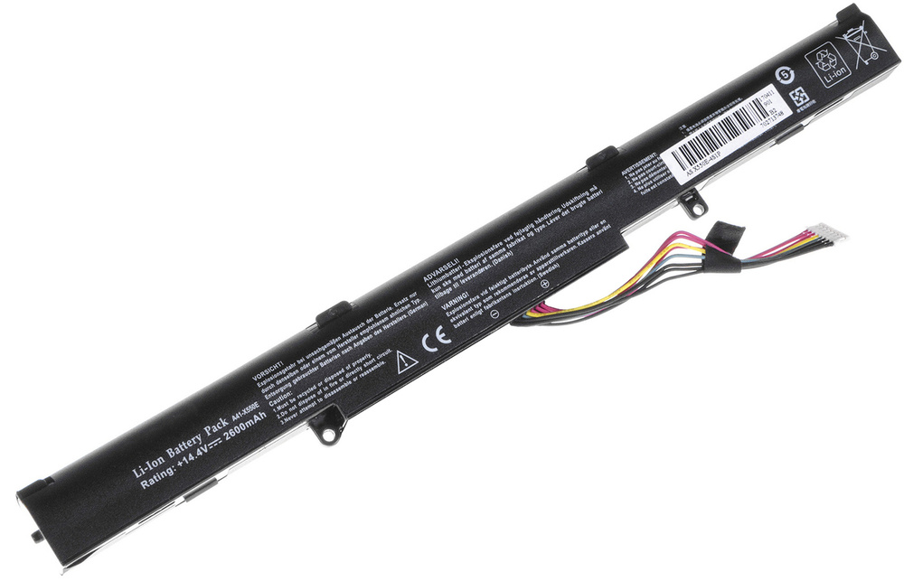 Lion-Battery Аккумулятор для ноутбука ASUS 2600 мАч, (A41-X550E ...