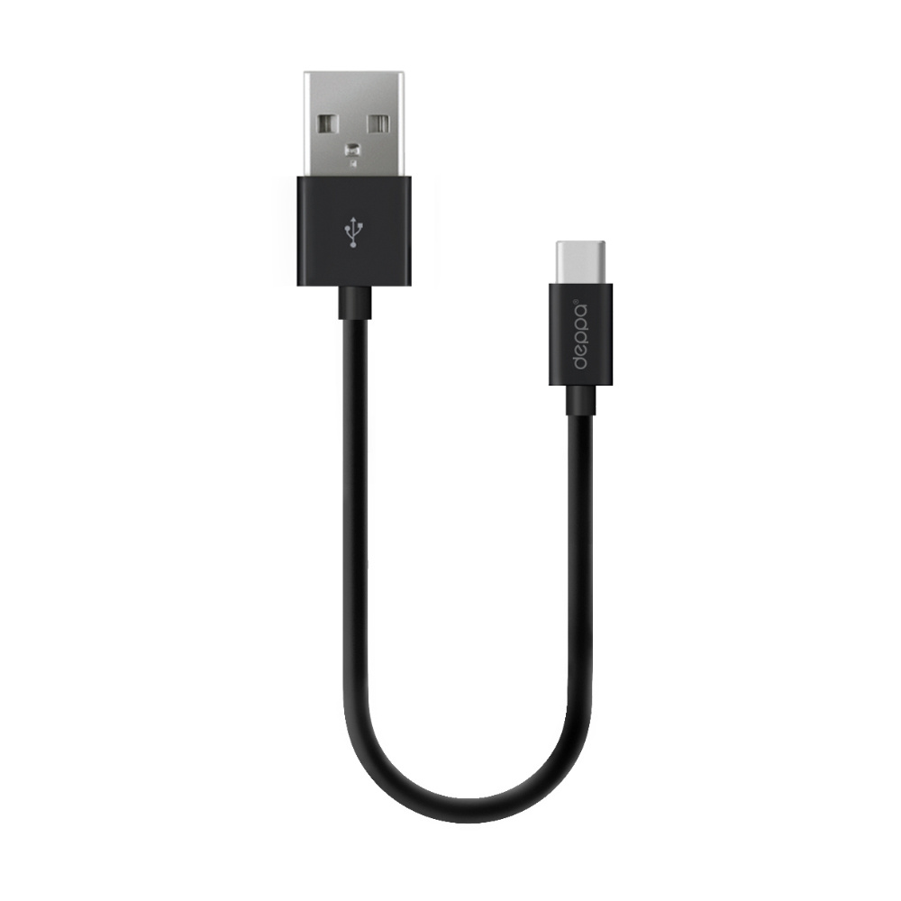 Кабель для зарядки телефона USB 3.0 - USB Type-C, 2м / Провод шнур зарядка  для смартфона планшета наушников, черный, Deppa