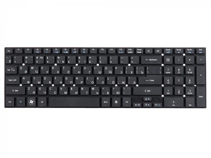 Клавиатура для ноутбука Acer Aspire 5830TG, E1-510, E1-522, E1-530G, E1-572G, E1-572PG, E5-521 (p/n: #1