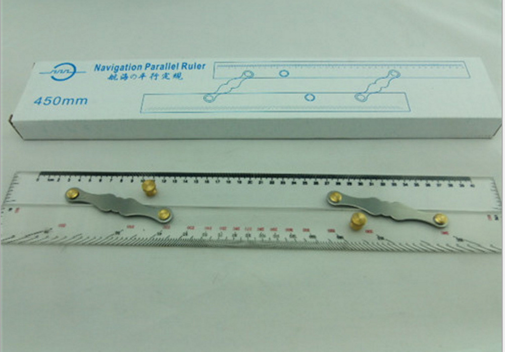 Линейка штурманская навигационная параллельная 450 мм #1