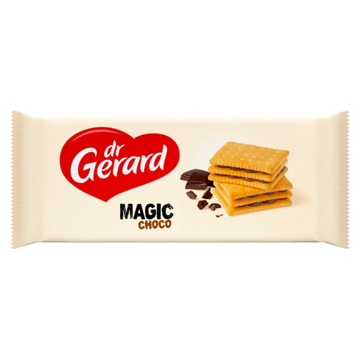 Печенье Dr Gerard Magic Choco с шоколадным кремом (Польша), 144 г ...