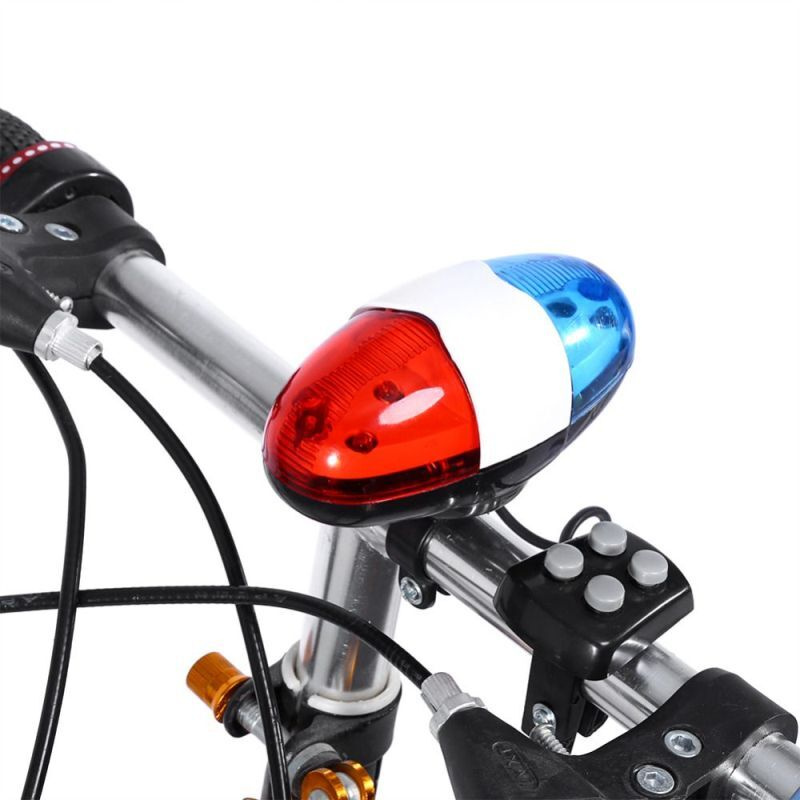 Полицейская сирена-гудок для велосипеда со светодиодами  #1