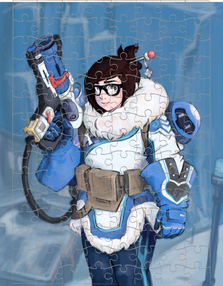 Пазл MIGOM Принт А4 "Overwatch, Овервотч" - 2 - купить с доставкой по ...