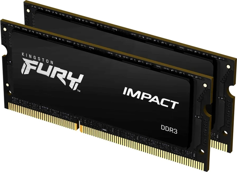 Kingston Fury Оперативная память Impact DDR3L 1866 МГц 2x4 ГБ (KF318LS11IBK2/8)  #1