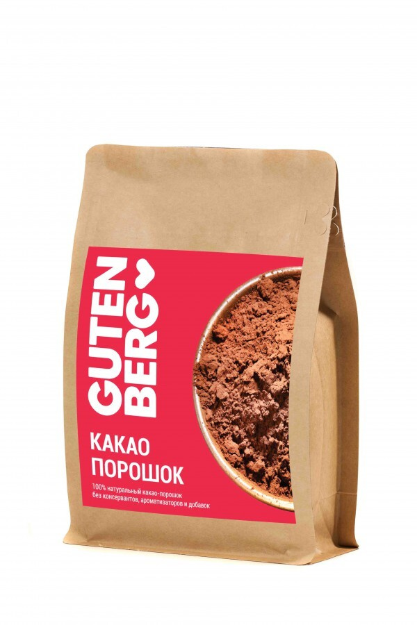 100% натуральный какао-порошок. Без консервантов, ГМО, ароматизаторов и добавок. уп. 200 г  #1