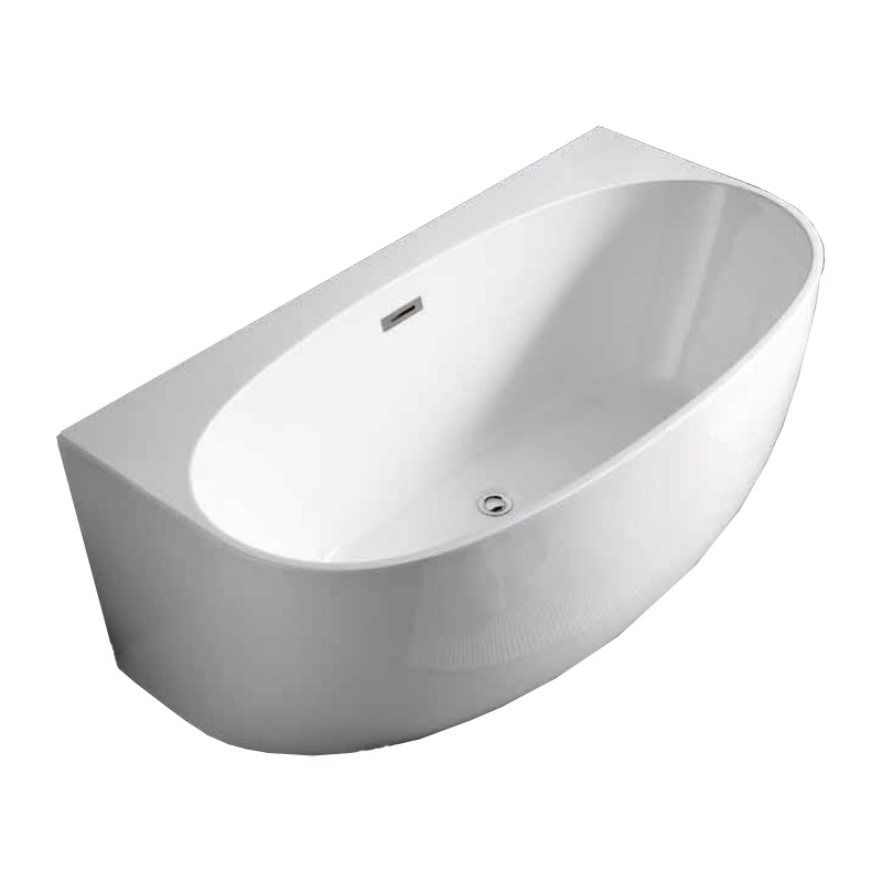 Ванна акриловая пристенная Azario CAMBRIDGE в комплекте с сифоном и металлической рамой, 1800X880X580мм #1