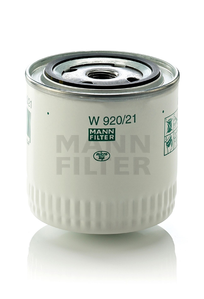 MANN FILTER Фильтр масляный арт. W92021, 1 шт. #1