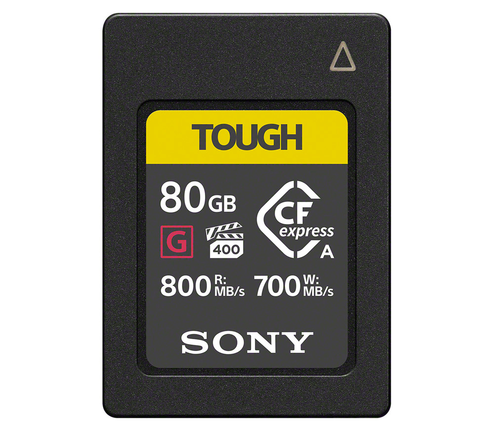 Карта памяти Sony CFexpress Type A 80GB Tough R800/W700 - купить с  доставкой по выгодным ценам в интернет-магазине OZON (658692185)