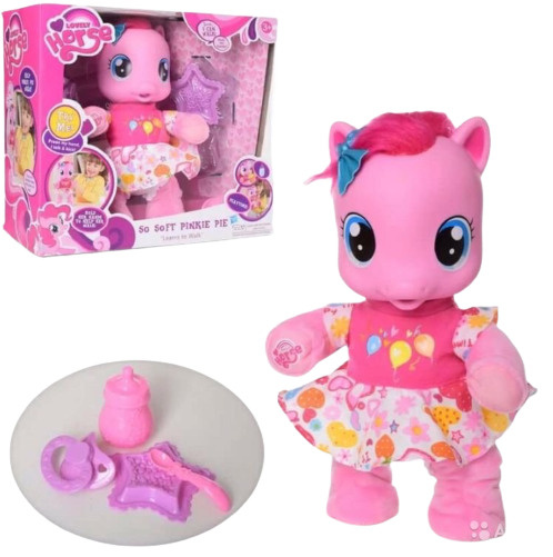Интерактивная игрушка малышка Пони Пинки Пай Lovely Horse с аксессуарами, 25см #1