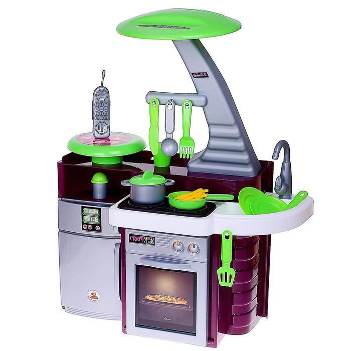 Игровой модуль "Кухня Laura" с варочной панелью, световые и звуковые ...