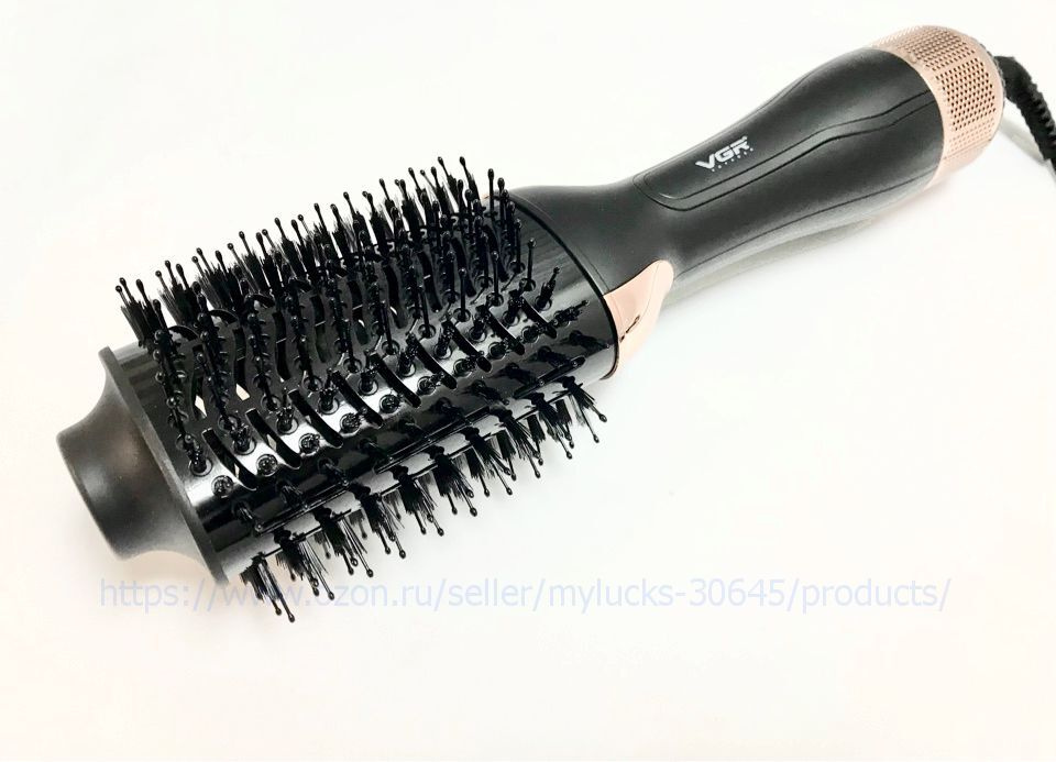 Фен-щетка для волос профессиональный / стайлер 2 в 1 ONE STEP VGR V-492 / Фен-щетка 2 в 1 ONE STEP HAIR #1