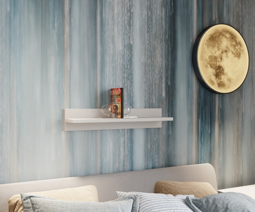 Полка ДИНАСТИЯ Настенная, 60х13х13 см, 1 шт. - купить по низким ценам в интернет - Товар на картинке можно купить.