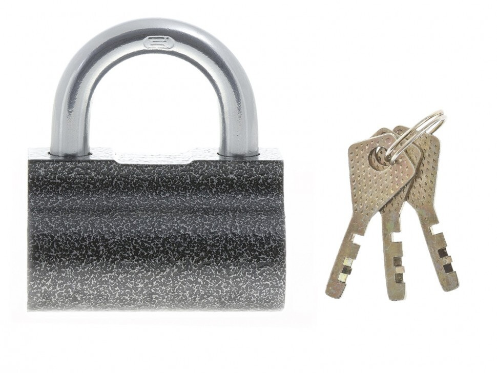 Замок навесной ЗН2-9, 80 мм Сибртех - купить по низкой цене в интернет ...