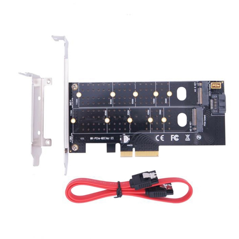 SSD-накопитель M.2 NVMe NGFF с двойной интерфейсной картой PCIE X4 M ...