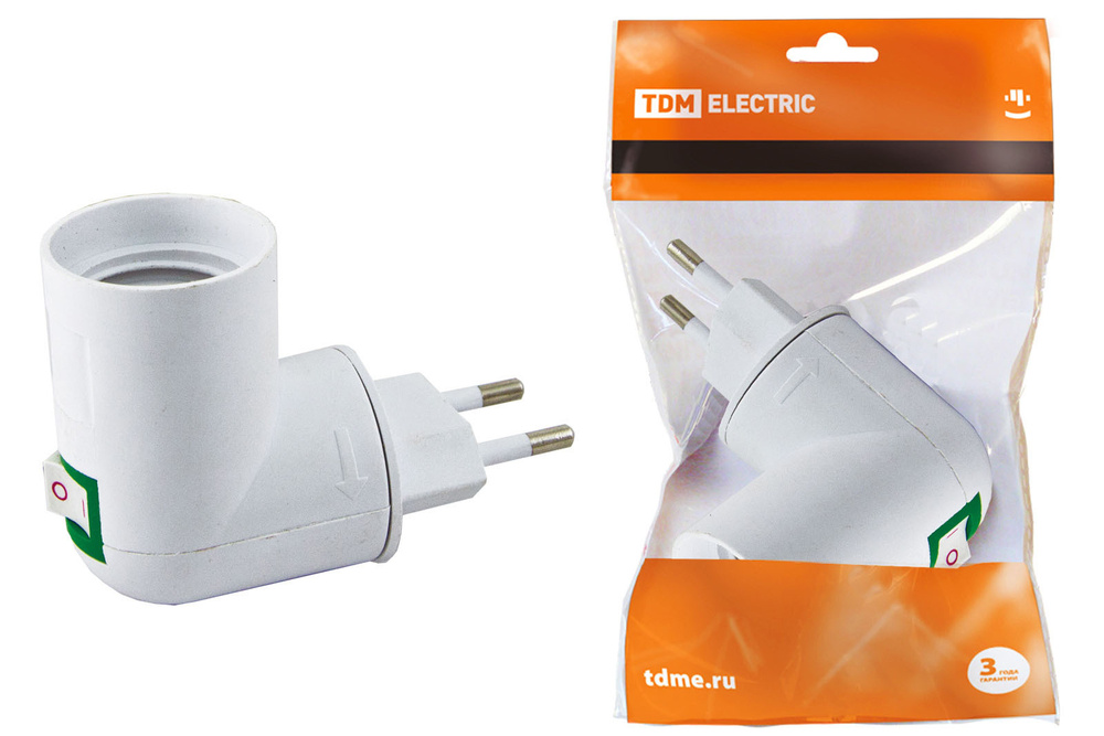 TDM Electric Вилка электрическая 6А 220, 1 шт. - купить с доставкой по ...